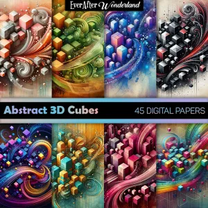 Abstract 3D Cubes