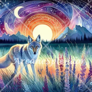 Coyote's Celestial Twilight