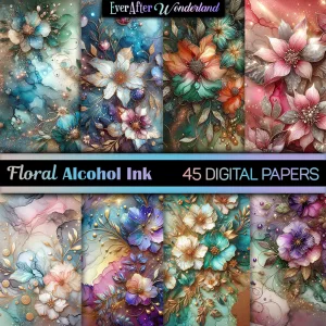 Floral Alcohol Ink