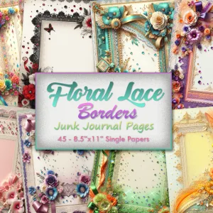 Floral Lace Borders