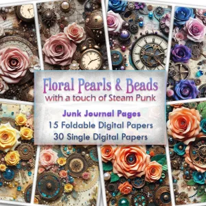 Steampunk Floral Pearl