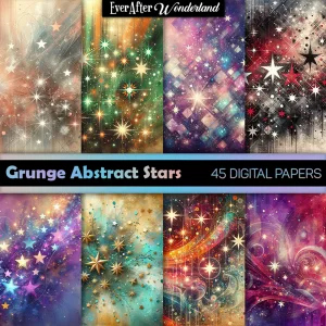 Grunge Abstract Stars