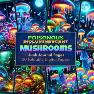 Poisonous Bioluminescent Mushrooms
